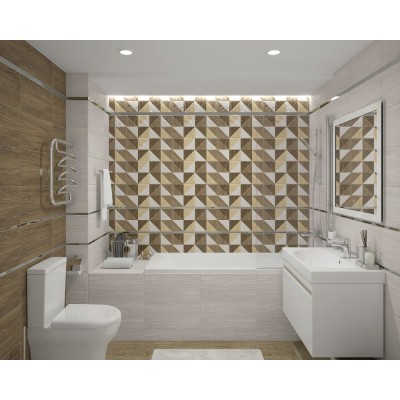 Плитка 34008 Village голубой микс 25х50