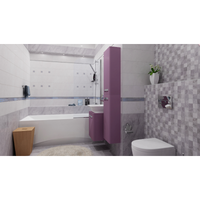 Плитка Декор Мармара Арабеска серый 17-03-06-661 20х60