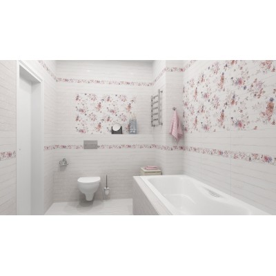 Плитка 1064-0098 Шебби Шик декор серый 20х60