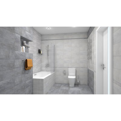 Плитка Bastion мозаика серый 08-03-06-453 20х40