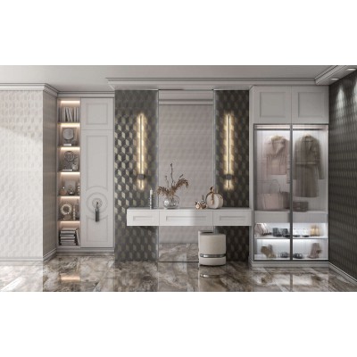 Плитка HGD/A428/12146R Декор Морандо белый обрезной 25*75