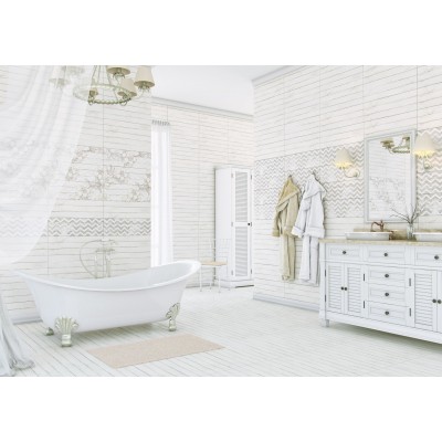 Плитка 1064-0098 Шебби Шик декор серый 20х60