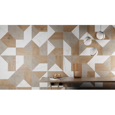 Плитка 31972 Chicago Mocha Decor SP/50X150/R 50х150x0,75