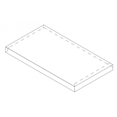 Ступени 620070802280 Rinascente Grey Scalino Angolo Sx LASTRA 20mm 33x60