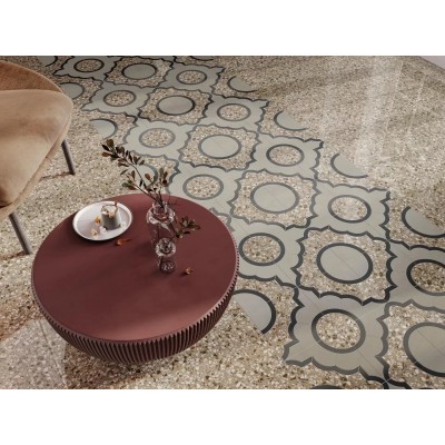 Ступени KM6060G0021RGCF Ступень фронтальная клееная Бричиола чёрный матовый обрезной 33x60x0,9