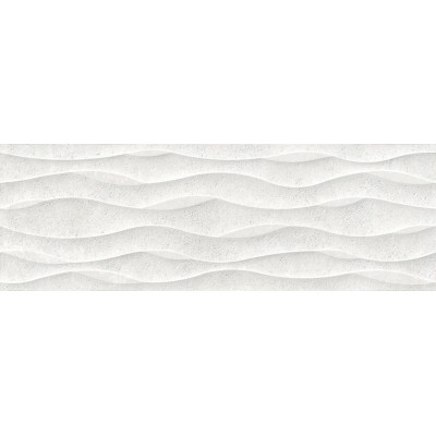 Плитка 40307 Ground White Decor/33,3X100X0,98/R 33,3x100