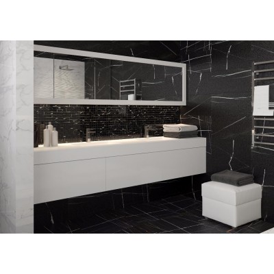 Ступени K-1004/MR/st01 Marble Trend Nero Dorato 300x1200x10