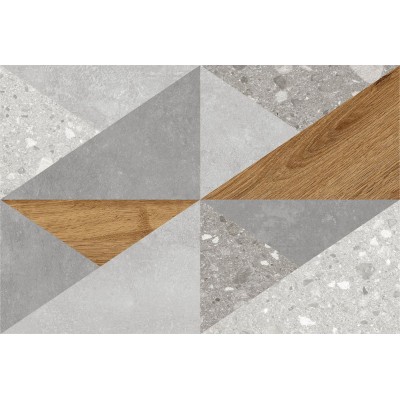 Плитка 9VI0164M Декор Vision Светло-серый 40x27