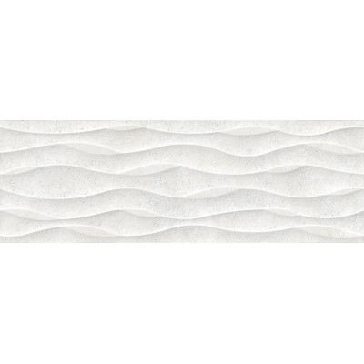 Плитка 40307 Ground White Decor/33,3X100X0,98/R 33,3x100