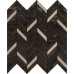 Мозаика AEPR Marvel Absolute Brown Mosaico Twill Lappato 30x31