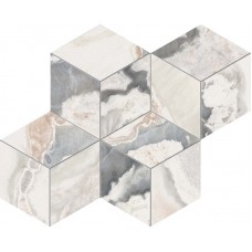 Мозаика EB3O Calacatta San Babila Mosaico Rombi Lappato 30.5x35.2