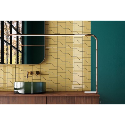 Плитка 28850 Curve Garden Green Gloss 8,3x12