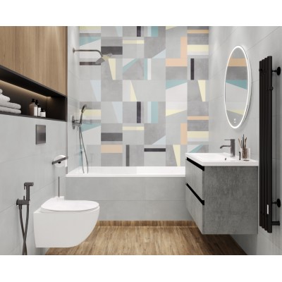 Плитка 13154TR Grip deco матовый обрезной 30x89,5