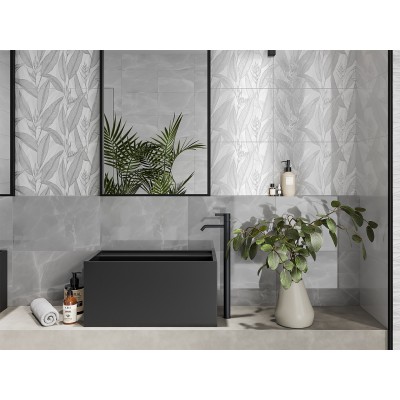 Плитка 010100001552 Эдем серый низ 04 25x40