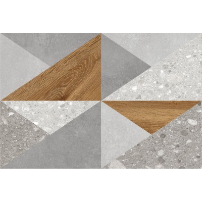 Плитка 9VI0164M Декор Vision Светло-серый 40x27