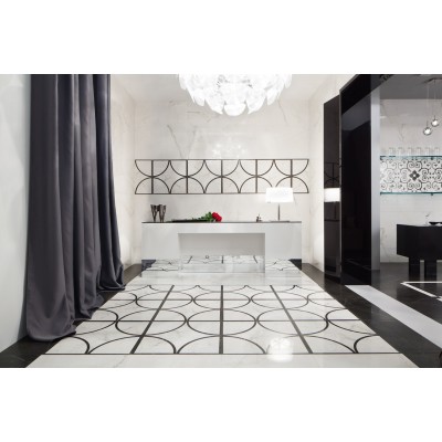 Керамогранит 610080000155 Шарм Перл Вставка Букей Люкс 59x59