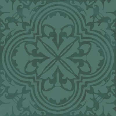 Плитка KMD3STA003BN Декор Фес зелёный тёмный глянцевый 15x15x0,77