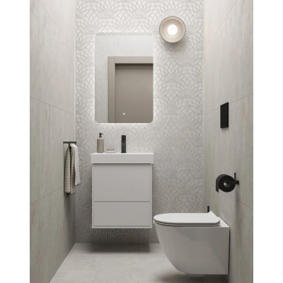 Плитка KMB3STA021BR Бордюр Литос бежевый светлый матовый обрезной 30x7,2x0,9