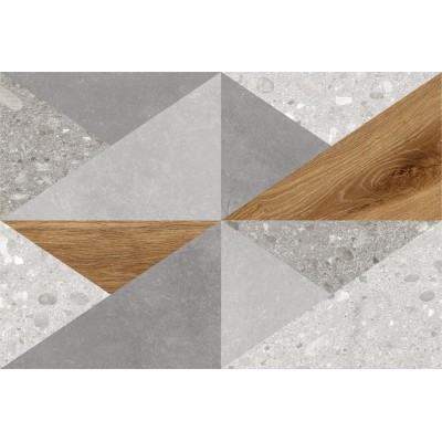 Плитка 9VI0164M Декор Vision Светло-серый 40x27