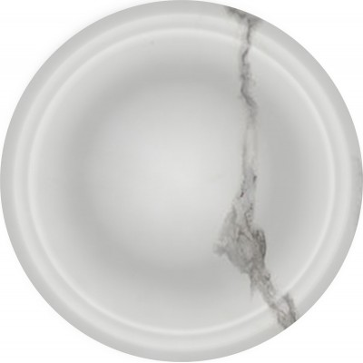 Плитка OBD004 Декор Коррер белый глянцевый 16x16x1,2