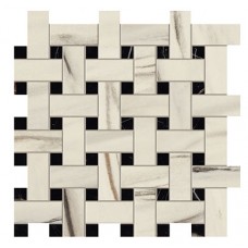 Мозаика AOVJ Marvel Bianco Fantastico Basket Weave Matt 30,5x30,5