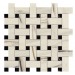 Мозаика AOVJ Marvel Bianco Fantastico Basket Weave Matt 30,5x30,5