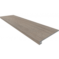 Ступени Комплект KW02 Kraft Wood Light Grey (Ступень 33x120 структурированный прямоугольный бортик без насечек + Подступенок 14,5x120)