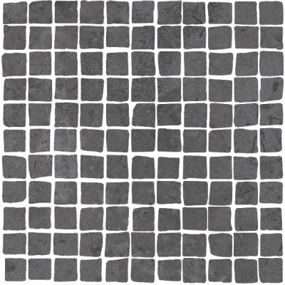 Мозаика MBS001 Про Лаймстоун Спакко мозаичный серый тёмный матовый 20х20