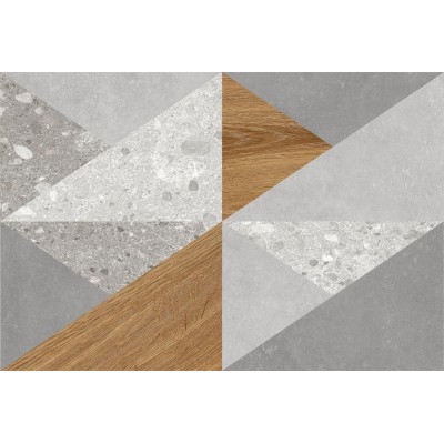 Плитка 9VI0164M Декор Vision Светло-серый 40x27