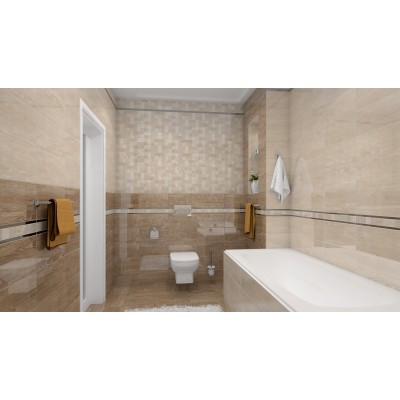 Плитка Platan мозаика бежевый 08-00-11-429 20х40