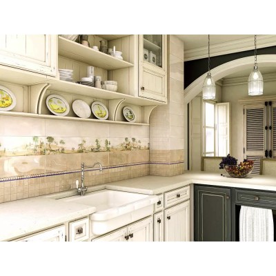 Плитка BLD001 Багет Форио светлый 15*3