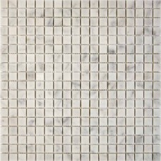 Мозаика PIX239 Bianco carrara из мрамора матовая 15x15 305х305x4