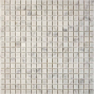 Мозаика PIX239 Bianco carrara из мрамора матовая 15x15 305х305x4