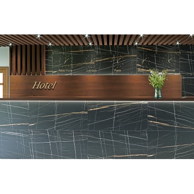 Ступени K-1004/MR/st01 Marble Trend Nero Dorato 300x1200x10