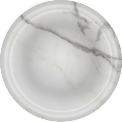 Плитка OBD004 Декор Коррер белый глянцевый 16x16x1,2