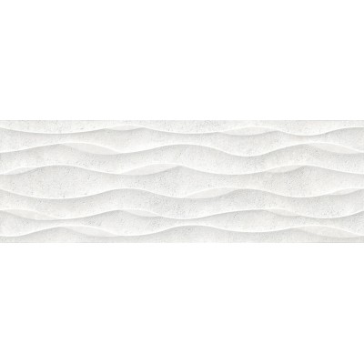 Плитка 40307 Ground White Decor/33,3X100X0,98/R 33,3x100