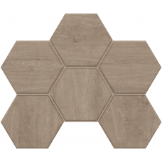 Мозаика Мозаика CW02 Classic Wood Hexagon неполированная 25x28.5