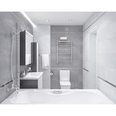 Плитка 34017 Depo узор голубой 25х50