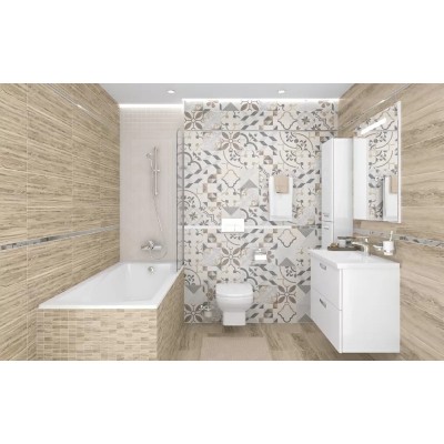 Мозаика MM60065 Декор Amber мозаичный микс 20х60