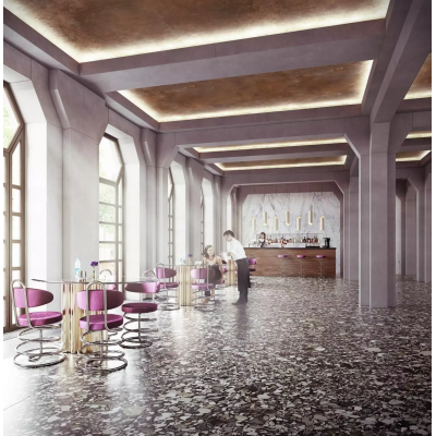 Керамогранит SG071702R6 Black Marinace лаппатированный 119.5x320х6