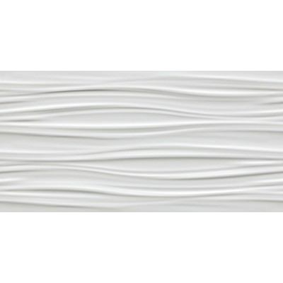 Плитка 8SBW 3D Wall Ribbon White Matt. 40x80