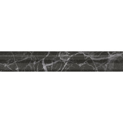 Плитка BLC039R Бордюр Багет Коррер чёрный глянцевый обрезной 30x5x1,9