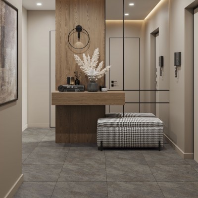 Керамогранит 6246-0118 Асгард серый 45х45