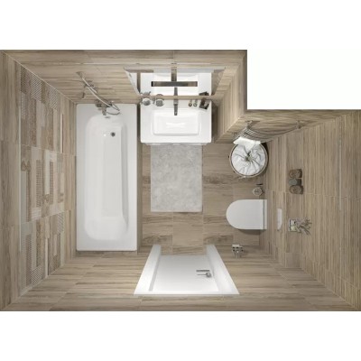 Мозаика MM60065 Декор Amber мозаичный микс 20х60