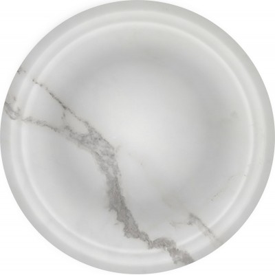 Плитка OBD004 Декор Коррер белый глянцевый 16x16x1,2