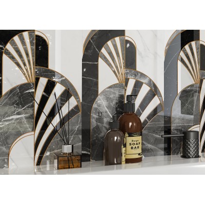 Керамогранит Cast Mint зеленый полированный 60x120