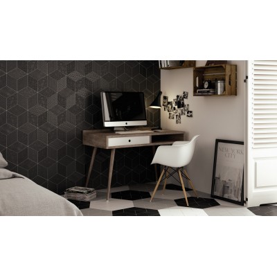 Керамогранит 22689 Rhombus Cream Smooth 14x24