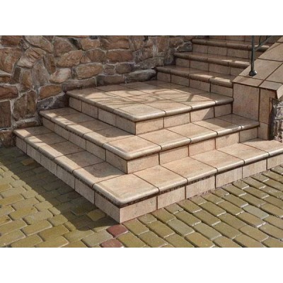 Керамогранит Rufus Beige Бордюр 7,7x40