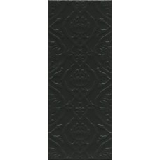 Плитка 7230 Альвао структура черный матовый 20х50