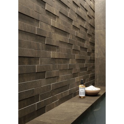 Керамогранит 610130002152 Genesis Moon White Battiscopa 7,2x60